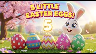 Five Little Easter Eggs 🥚🐰 | Fun Easter Counting Song for Kids Content