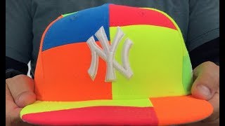 New York Yankees DAYGLOW PATCHWORK SNAPBACK Hat by New Era