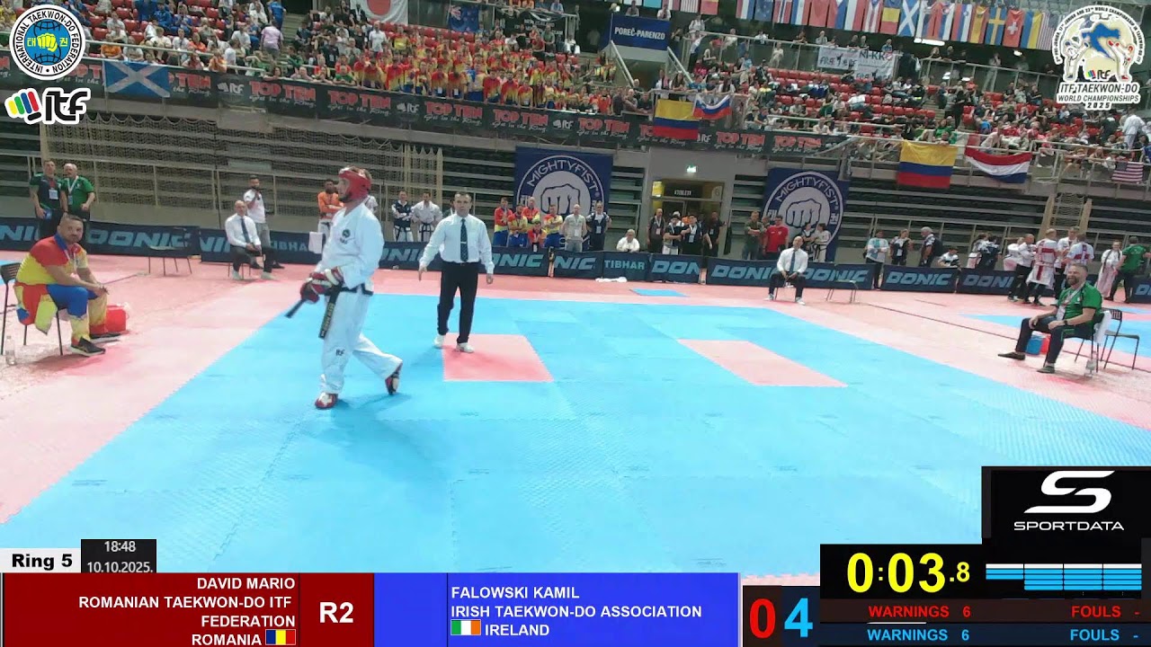 2025-10-10   pm   Ring 5   ITF Taekwon-Do World Championships