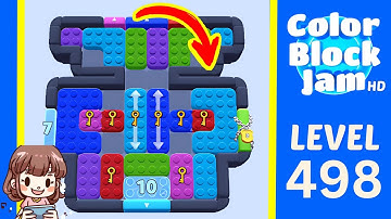 Color Block Jam Level 498 Solution Walkthrough