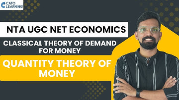 UGC NET ECONOMICS | CLASSICAL THEORY OF DEMAND FOR MONEY | QUANTITY THEORY OF MONEY | #malayalam