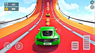 Car racing game || 🔥⭐ Ramp Racing Game || car reaching games || @LiveGamingZone #carracinggames screenshot 4