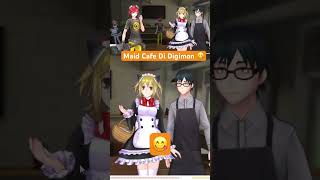 Moment Pertama Kali ke Maid Cafe Digimon digimon indonesia bapak_leon shorts short anime