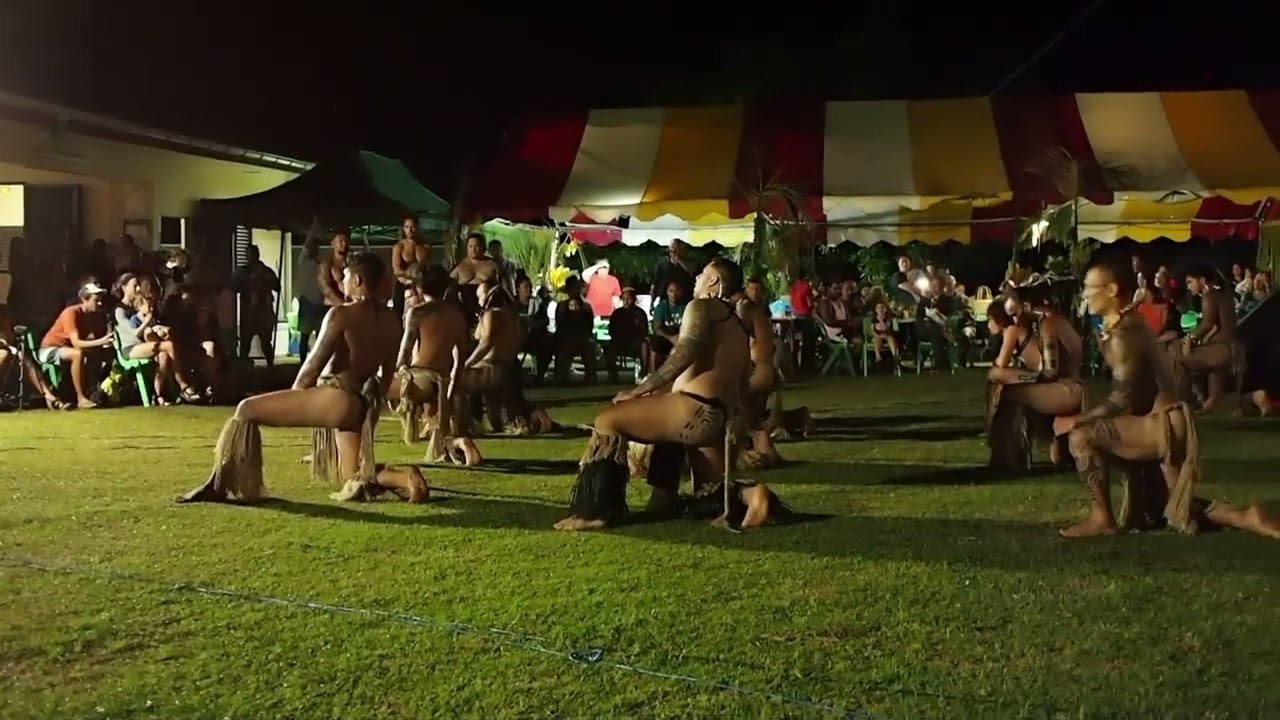 Marquesas Haka at Matatiki festival in Nuku Hiva 2022, the Marquesas, French Polynesia
