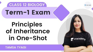 Principles of Inheritance in One Shot | Term 1 | Class 12 Biology | Unacademy Class 11&12 | Tamsa