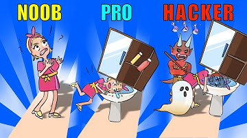 NOOB vs PRO vs HACKER in Death Incoming