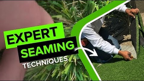 How to perfectly seam your artificial putting green?
