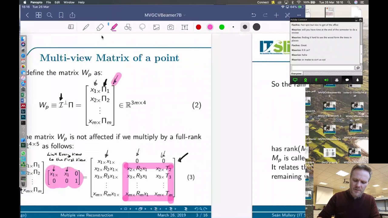 Lecture 7B Multiple View Reconstruction - YouTube