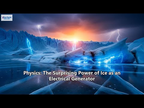 Physics: The Surprising Power of Ice as an Electrical Generator