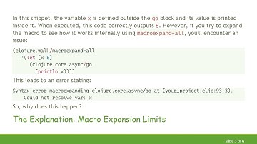 Understanding core.async and the Challenges of Macroexpansion in Clojure