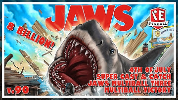 Jaws v.90 - 8+ Billion Game #pinball #sternpinball