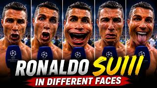 Ronaldo SIUUU in Different Faces 😂🔥