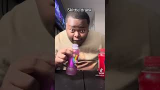 TRYING SKITTLE DRINK FOR THE FIRST TIMS 🫨😨😱