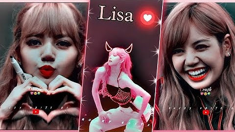 E X C U S E S 💖 Lisa Edit 🥵 Efx WhatsApp Status || Blackpink || xml + clips  || Lalisa Edit