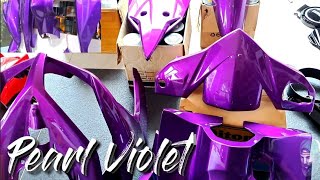 Mencampur warna Violet