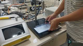 Demo video, prepare for burst test on blister pack
