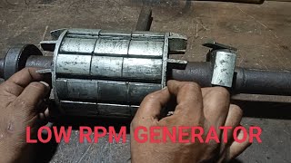 Low RPM generator pmg