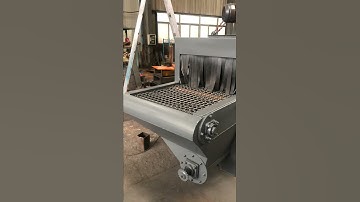 Mesh belt shot blasting machine