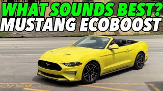 We Tested 4 Different Muffllers on a Ford Mustang Ecoboost!