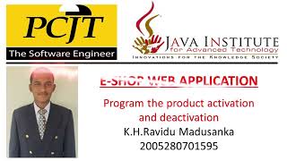 Web Project Task 17 | 1st Year | Semester 01 | Java Institute | Ravidu Madusanka