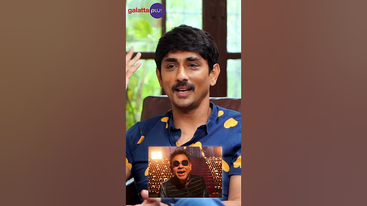 "I was blown away by Yennai Izhukkuthadi song from #kadhalikkaneramillai.." #siddharth