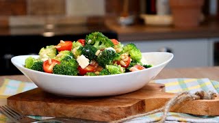 Weltbester Broccoli-Salat - so lecker und einfach / Mediterraner Brokkoli-Salat / Salat zum Grillen