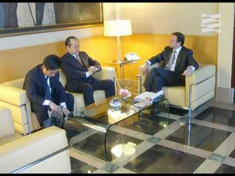 Visita del embajador de Japn