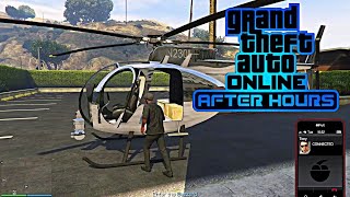 GTA5 AFTER HOURS DLC nightclub promotional mission Buzzard Flyer airdrop