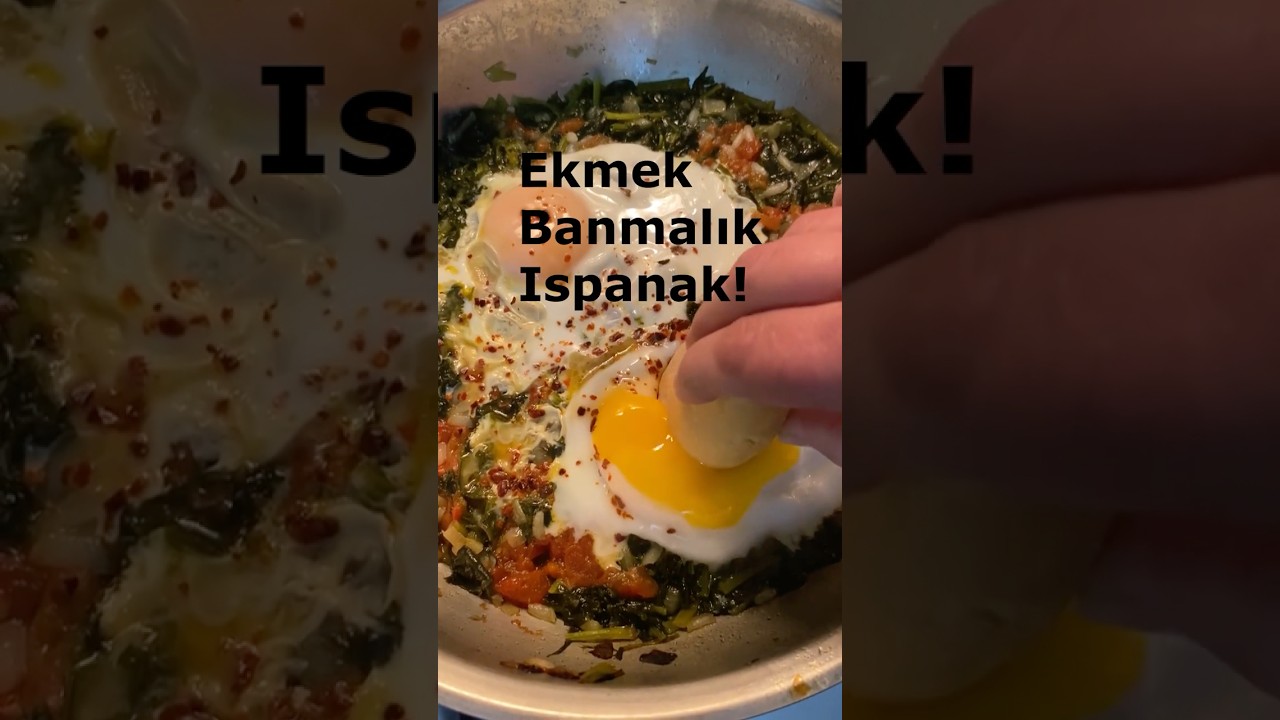 Ekmek Banmalık Yumurtalı Ispanak😍🔥 (Böyle Denediniz mi) Ekmek Banmalık Yumurtalı Ispanak😍🔥 (Böyle Denediniz mi)