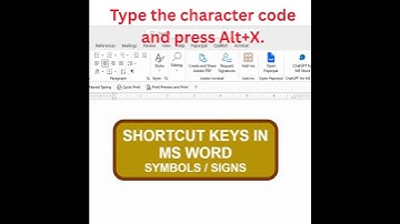 #Lesson-32-A-MS Word (Shortcut Keys to Insert Symbols) #lesson #shortcutkeys #computereducation
