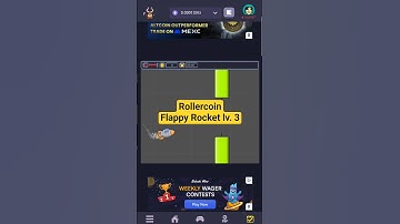 Flappy Rocket lv. 3 Rollercoin #shorts #games #viral