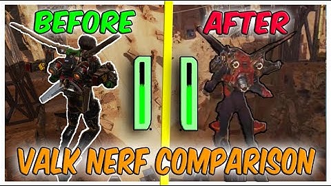 VALK’S PASSIVE JETPACK *NERF* // Side by Side Before VS After NERF || Apex Legends News Season 9