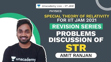 Special Theory of Relativity IIT JAM 2021 || Revision Sereis || Problems discussion of STR