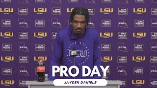 Jayden Daniels LSU Pro Day Media Availability (March 27, 2024)