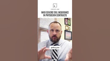 Who Covers Tail Insurance in Physician Contracts?