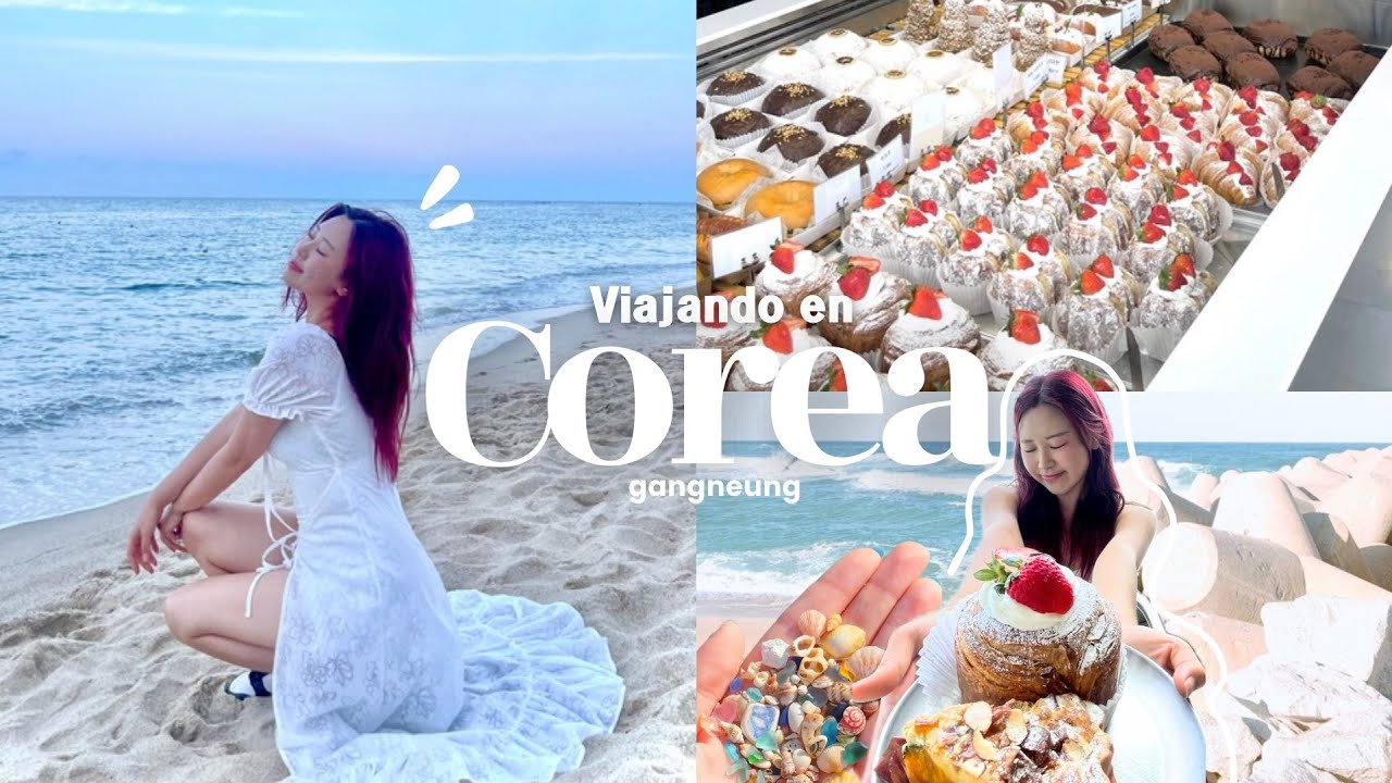 VLOG🎀 Mi mamá viene a visitarme desde GUATEMALA🇬🇹: viaje a Gangneung, mercado en Corea, cafés lindos