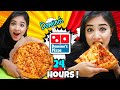 I only ate *DOMINOS* for 24 HOURS Challenge | Itna Kharcha !  FOOD Challenge | Nil & Situ Vlogs