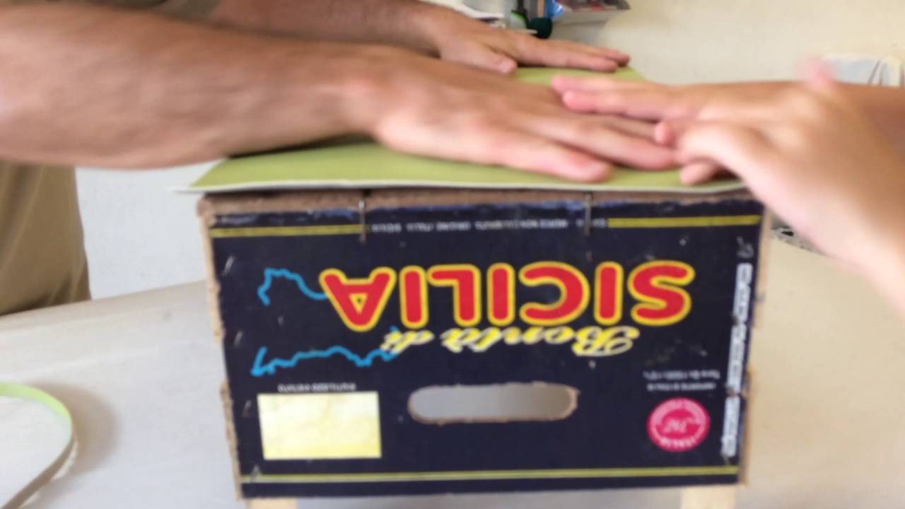 Come creare un mobiluccio con una cassetta della frutta youtube Libreria fatta con cassette