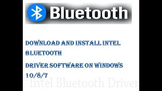 Install bluetooth driver on my laptop