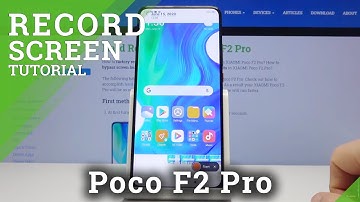 How to Record Screen in Xiaomi Poco F2 Pro - Capture Screen Action