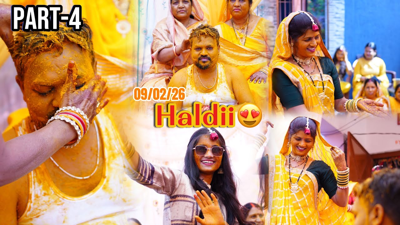 हल्दी 🧡✨Special 😍❤️‍🔥part-4 new cg vlog 🤩full vlog @swativerma6784 subscribe👈🏻