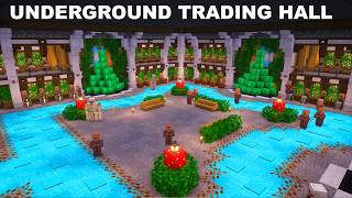 Minecraft: ULTIMATE Trading Hall Tutorial (how to build)