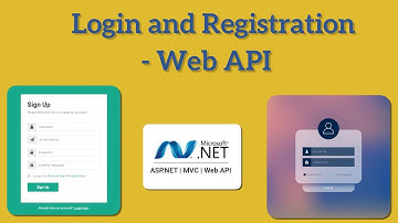 Login and Registration - Web API