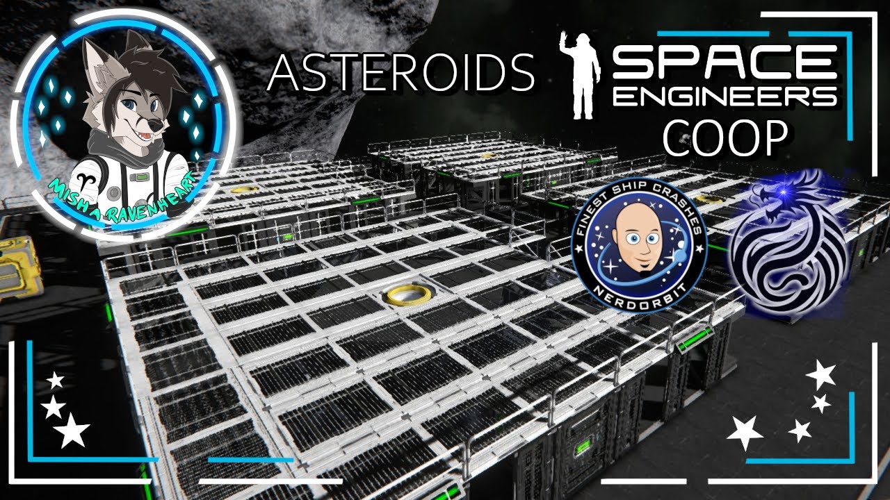 Space Engineers - Asteroids [Ep11] - Fertigstellen der Drohnenbuchten ...