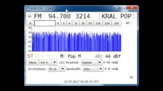 [Tropo] 94.7 MHz - Kral Pop - Istanbul/Camlica - Turkey (1040 km) RDS Resimi