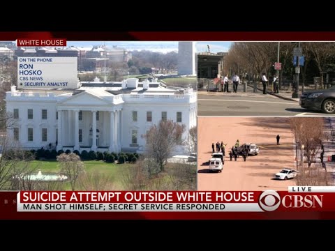 Man shot himself outside White House, Secret Service says