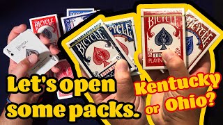 Which is best? Vintage Ohio Gold Seal or Kentucky Elite & Standard Bicycle Cards? Deck Review!