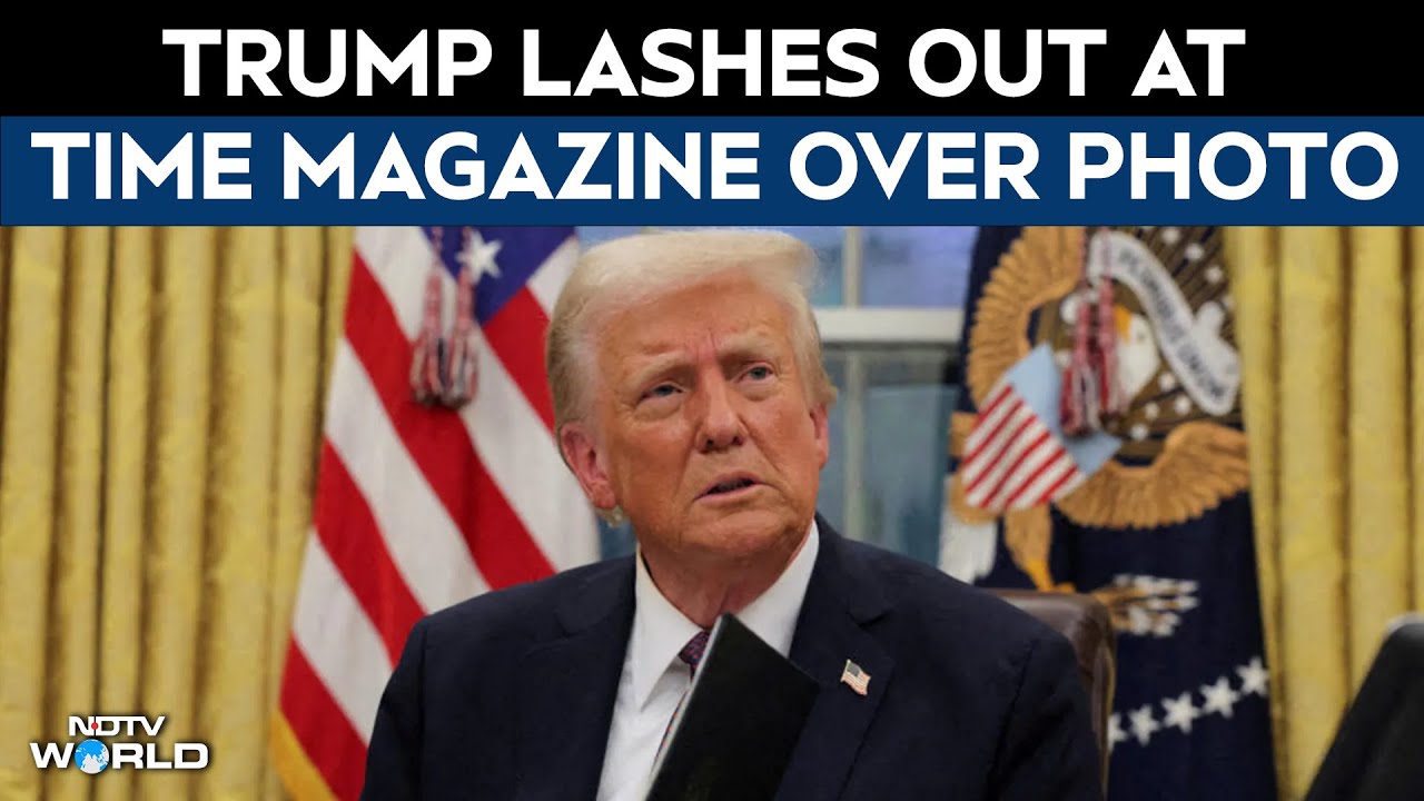 'Worst Photo Of All Time':  Trump Lashes Out At Time Magazine Over Photo