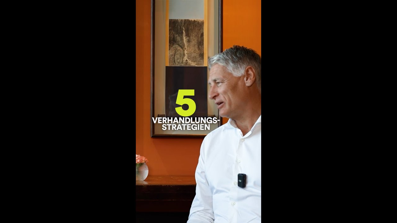 Kenne diese 5 Verhandlungsstrategien.