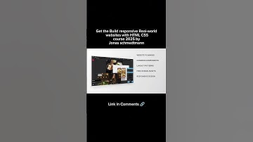 Master HTML & CSS with Jonas Schmedtmann! Check the link in the comments! #HTML #CSS #js #freecourse